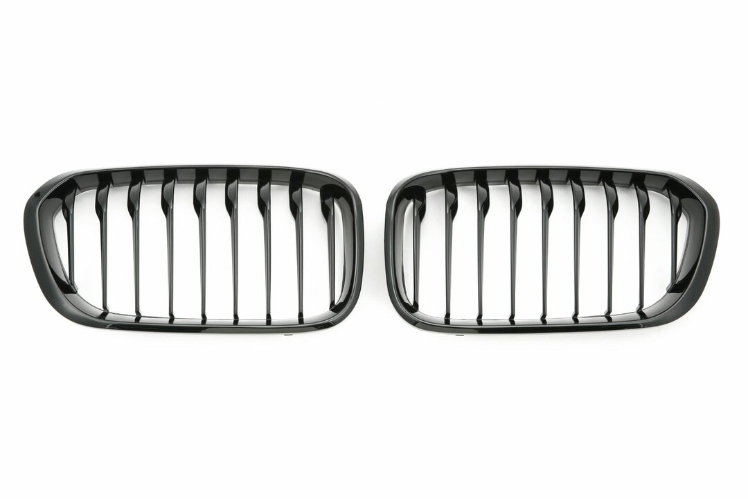 Hoogglans zwarte grillen passend voor BMW 1 serie F20 LCI en F21 LCI