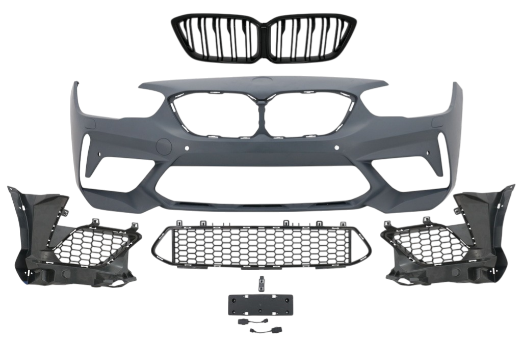 EVO look voorbumper passend voor BMW 1 serie F20 LCI en F21 LCI 