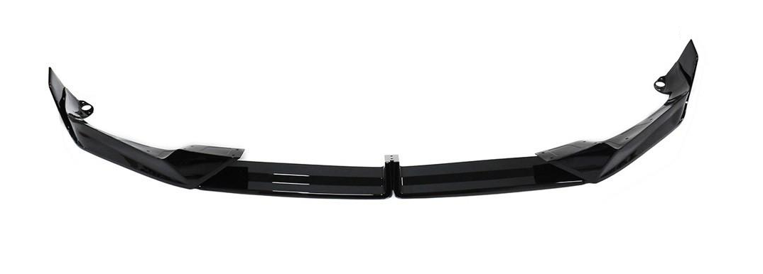 Glanzend zwarte frontlip passend voor BMW X5 G05 LCI model vanaf 2023 met M pakket voorbumper