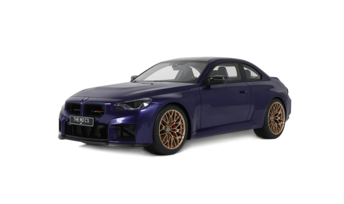 BMW M2 CS '25, blauw schaal 1:18 GT Spirit