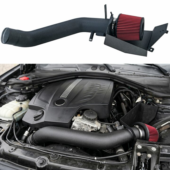 Air intake passend voor BMW 2 serie F22, F23 M235i en M2 F87 en BMW 3 serie F30, F31 en F34 335i en BMW 4 serie F32, F33 en F36 435i met N55 motor