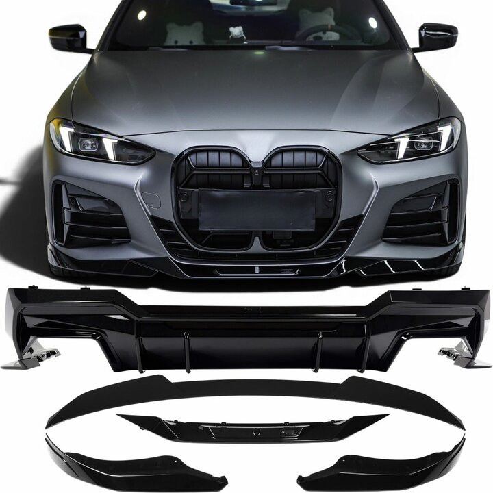 KORE - Spoiler pakket passend voor BMW 4 serie G22 met M pakket sport bumper