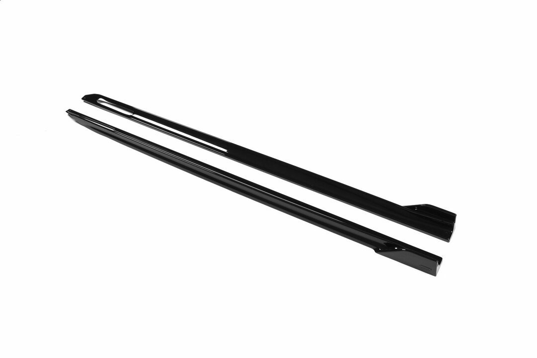 KORE - Side skirts aanzets glanzend zwart geschikt voor BMW 4 Serie G22 en G23 met M-Sport pakket