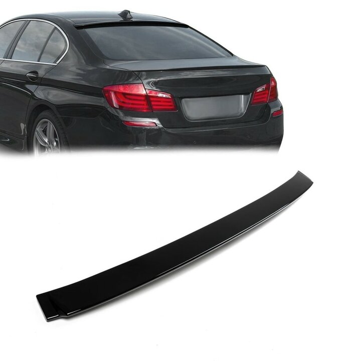 Glanzend zwarte dakspoiler passend voor BMW 5 serie F10 sedan
