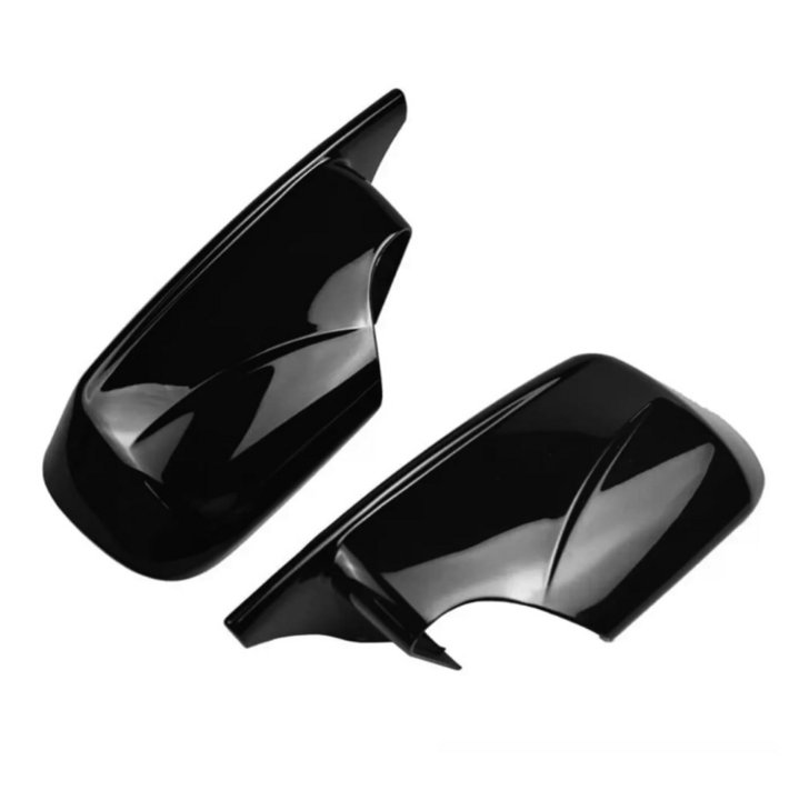 Glanzend zwarte spiegelkappen passend voor BMW 5 serie E39 model 1995 - 2004