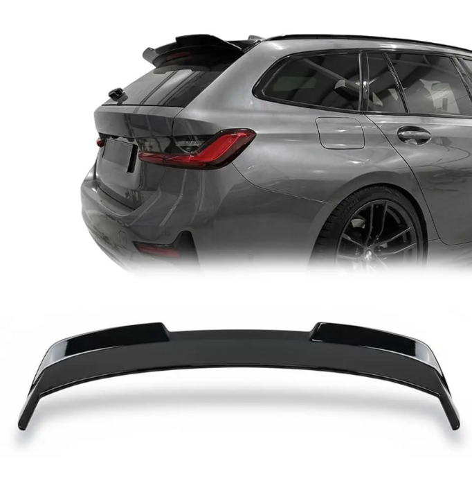 Glanzend zwarte dakspoiler passend voor BMW 3 serie G21 en G81 touring