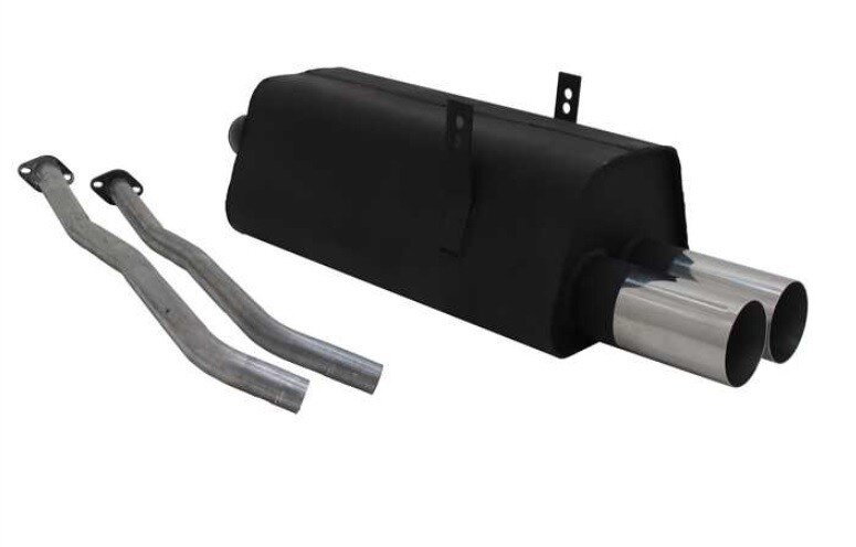 Novus sportdemper passend voor BMW 3 serie E36 325i en 328i gezaagde eindstukken