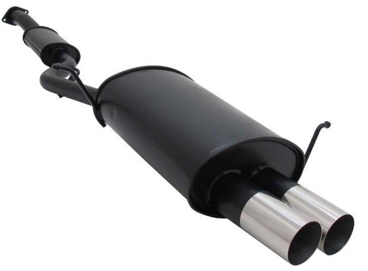 Novus sportdemper passend voor BMW 3 serie E36 318ti compact gezaagde eindstukken