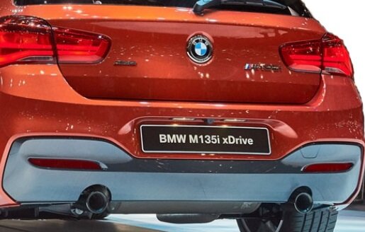 Diffuser passend voor BMW 1 serie F20 LCI en F21 LCI 135i  origineel BMW