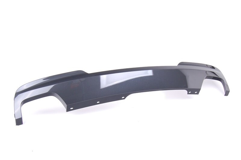 Diffuser 550i / M550d passend voor BMW 5 serie F10 sedan en F11 touring met M pakket achterbumper origineel BMW