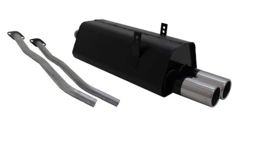 Novus sportdemper passend voor BMW 3 serie 325i en 328i ronde eindstukken