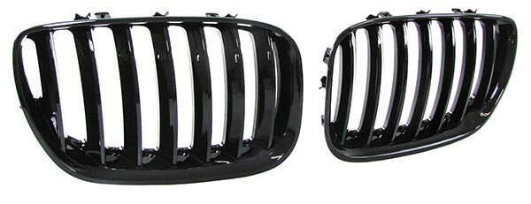 Grillen glanzend zwart passend voor BMW X5 E53 facelift model 2003 - 2007