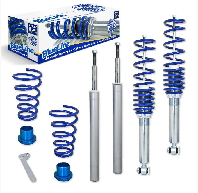  JOM Blue line schroefset passend voor BMW 5 serie E34 525i, 530i, 540i, 524td/tds, 530d (D16/M14)