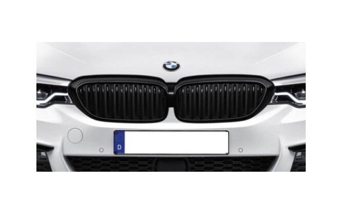 M Performance grillen glanzend zwart passend voor BMW 5 serie G30 en G31 model 2017 - 2020 origineel BMW