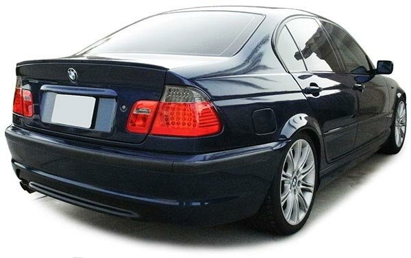 LED achterlichten rood / smoke passend voor BMW 3 serie E46 sedan model 2001 - 2005
