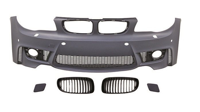 BMW 1 serie EVO look voorbumper E81 E82 E87 E88 (LCI) parkeersensoren