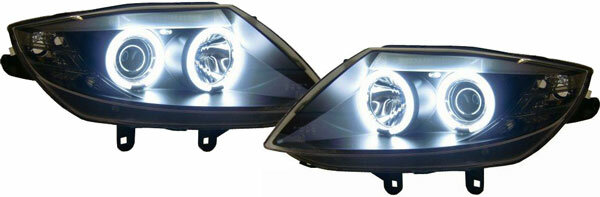Angel eyes koplampen passend voor BMW Z4 E85 en E86 met halogeen koplampen