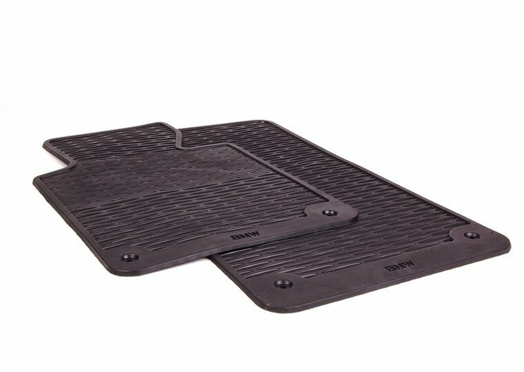Rubber matten voorzijde passend voor BMW 5 serie E60 en E61 origineel BMW