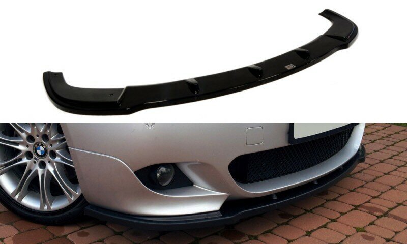Frontlip versie 1 passend voor BMW 5 serie E60 en E61 met M pakket voorbumper Maxton Design