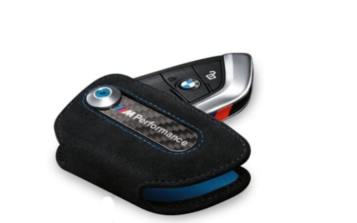 BMW sleutel etui M Performance F45 F46 G01 G02 G05 G07 G10 G11 G20 G21 G22 G23 G26 G29 G30 G31 F90 G32 GT F48 F39 F15 F16 origineel BMW
