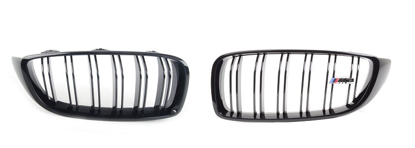 Grillen hoogglans zwart passend voor BMW M3 F80 origineel BMW