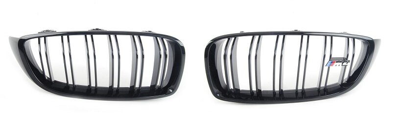 Glanzend zwarte grillen passend voor BMW M4 F82 en M4 F83