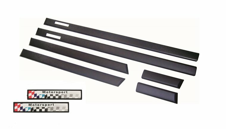 Stootlijsten passend voor BMW 3 serie E36 coupe of cabrio motorsport