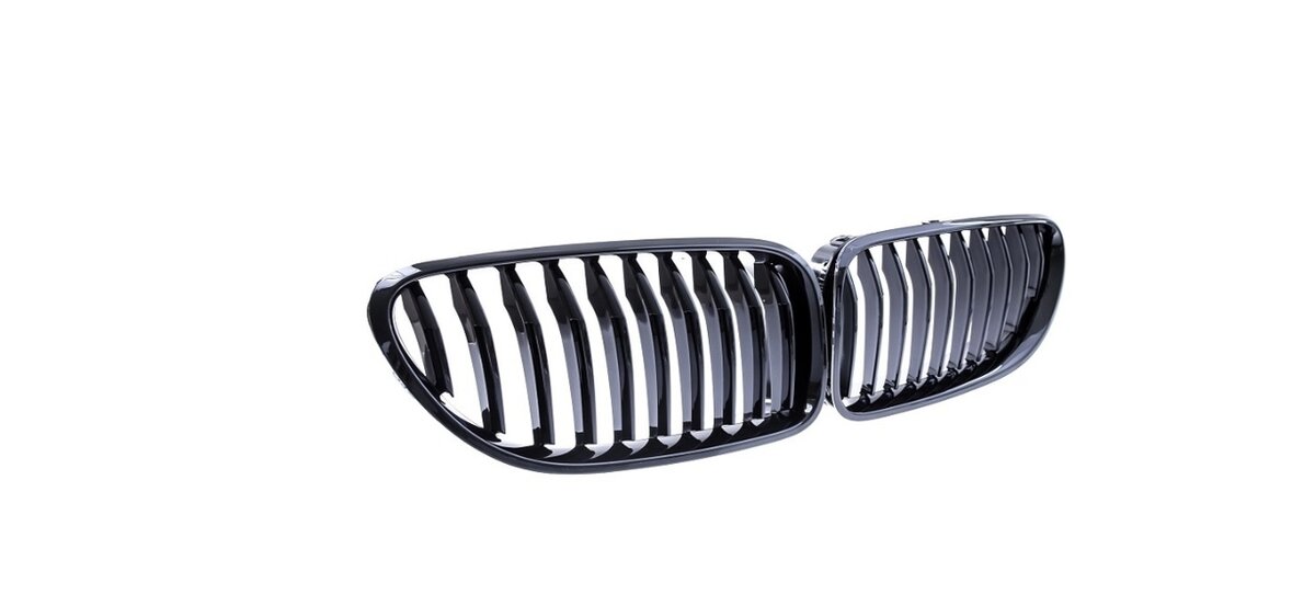 Hoogglans zwarte grillen passend voor BMW 6 serie F06, F12 en F13
