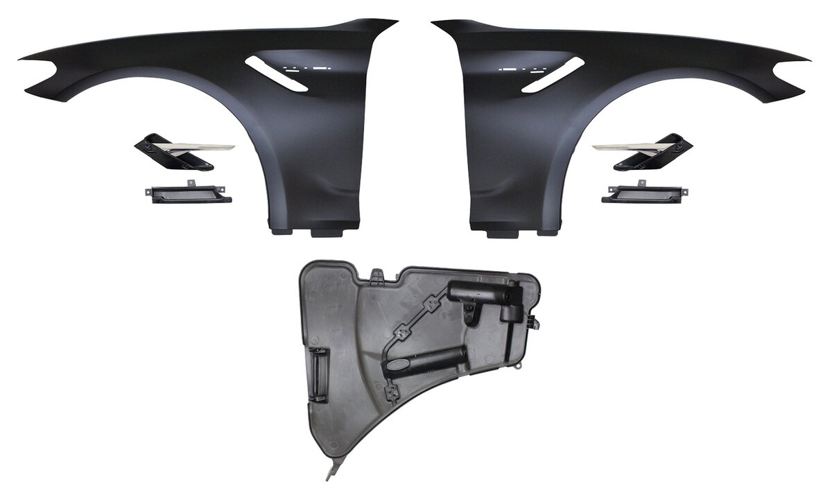 Zijschermen EVO look passend voor BMW 5 serie G30 en G31 