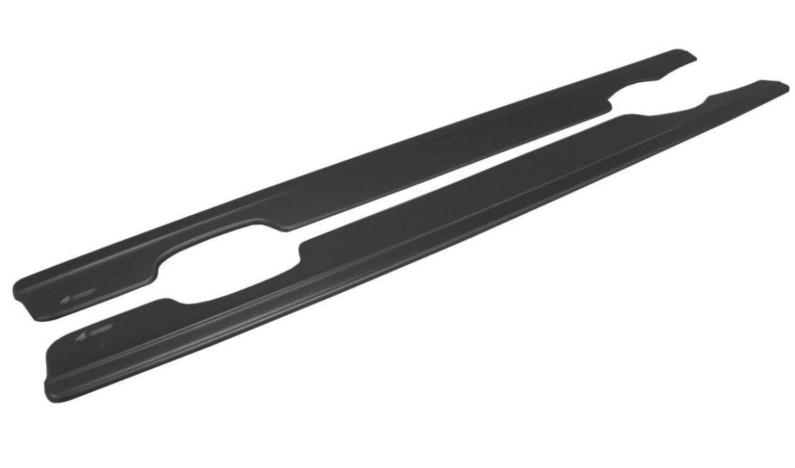 Sideskirt extensions glanzend zwart passend voor BMW M3 E46 Maxton Design