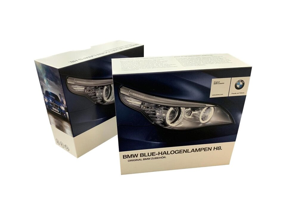 BMW Blue Halogeen lampen H8 angel eyes markers origineel BMW 