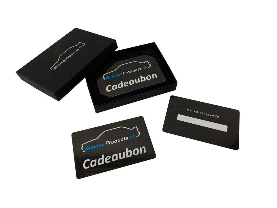 Cadeaubon BimmerProducts.nl €75,-