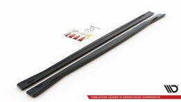 Sideskirt aanzets glanzend zwart passend voor BMW M4 G82 en M4 G83 Maxton Design