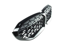 Glanzend zwarte diamond gril passend voor BMW 3 serie G20 en G21 model 2019 - 2022 origineel BMW