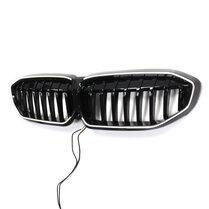 Grillen glanzend zwart met LED verlichting passend voor BMW 3 serie G20 en G21 model 2019 - 2022